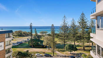 Panoramic ocean and park views from ULTIQA Beach Haven on Broadbeach.