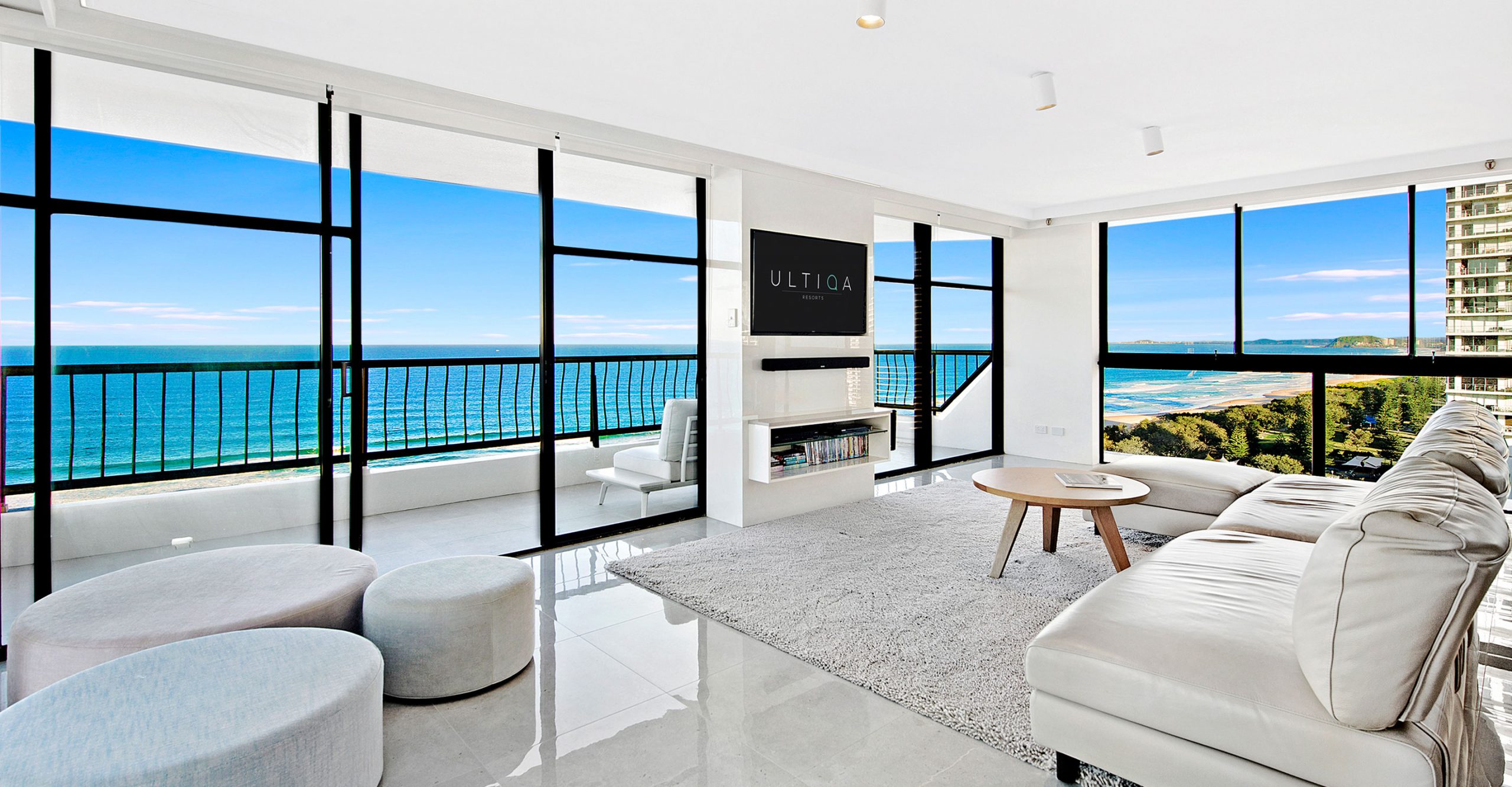 Premium 2 Bedroom Ocean View Apartment - ULTIQA Beach Haven on Broadbeach